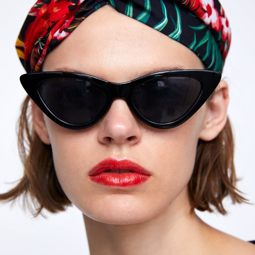 Slim Cat Eye Sunglasses - Zara